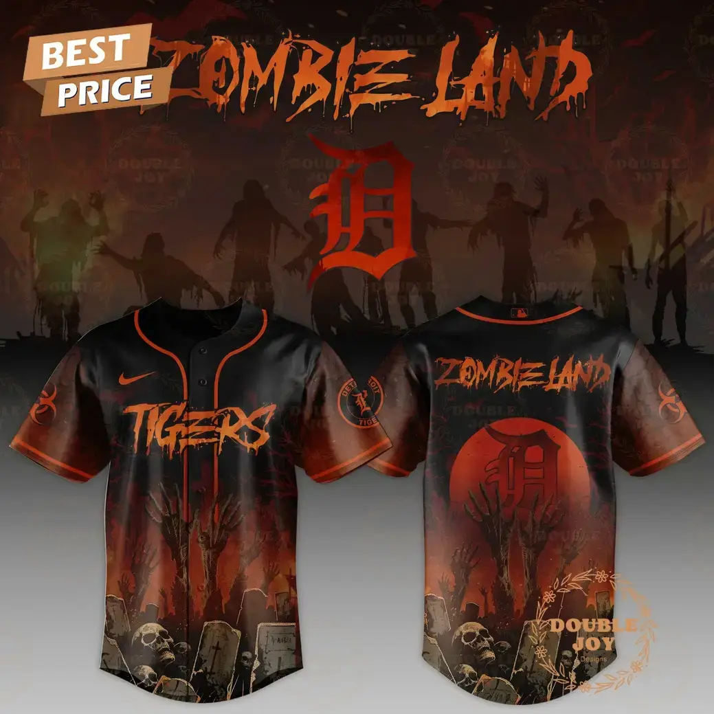 Detroit Tigers ZombieLand 2025 Limited Edition Baseball Jersey Image