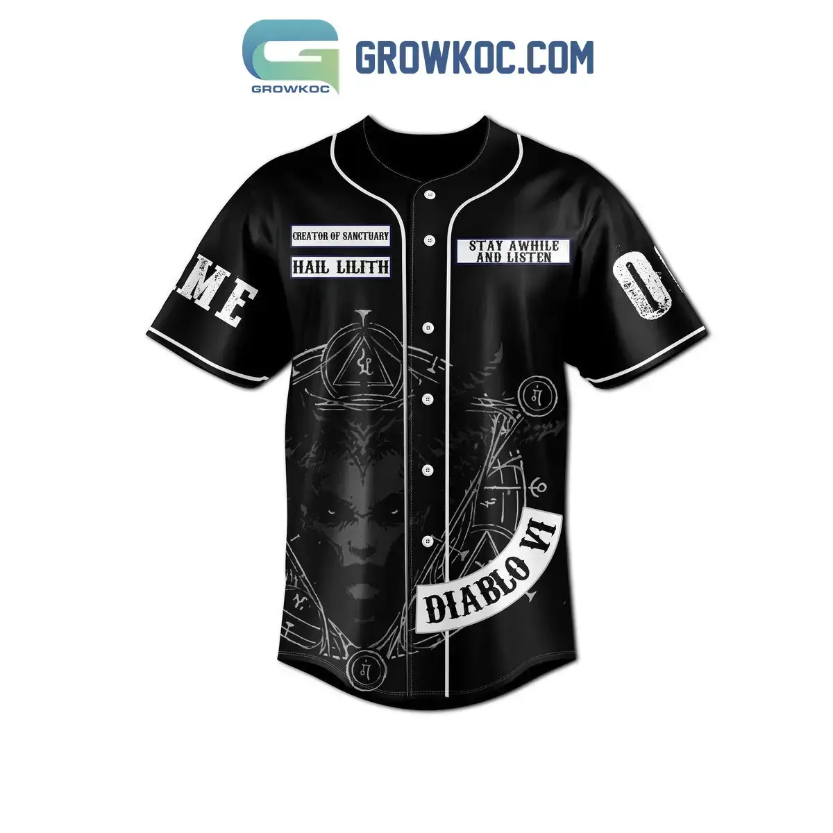 Diablo VI Mother Of Sanctuary Hawezar Personalized Baseball Jersey Image