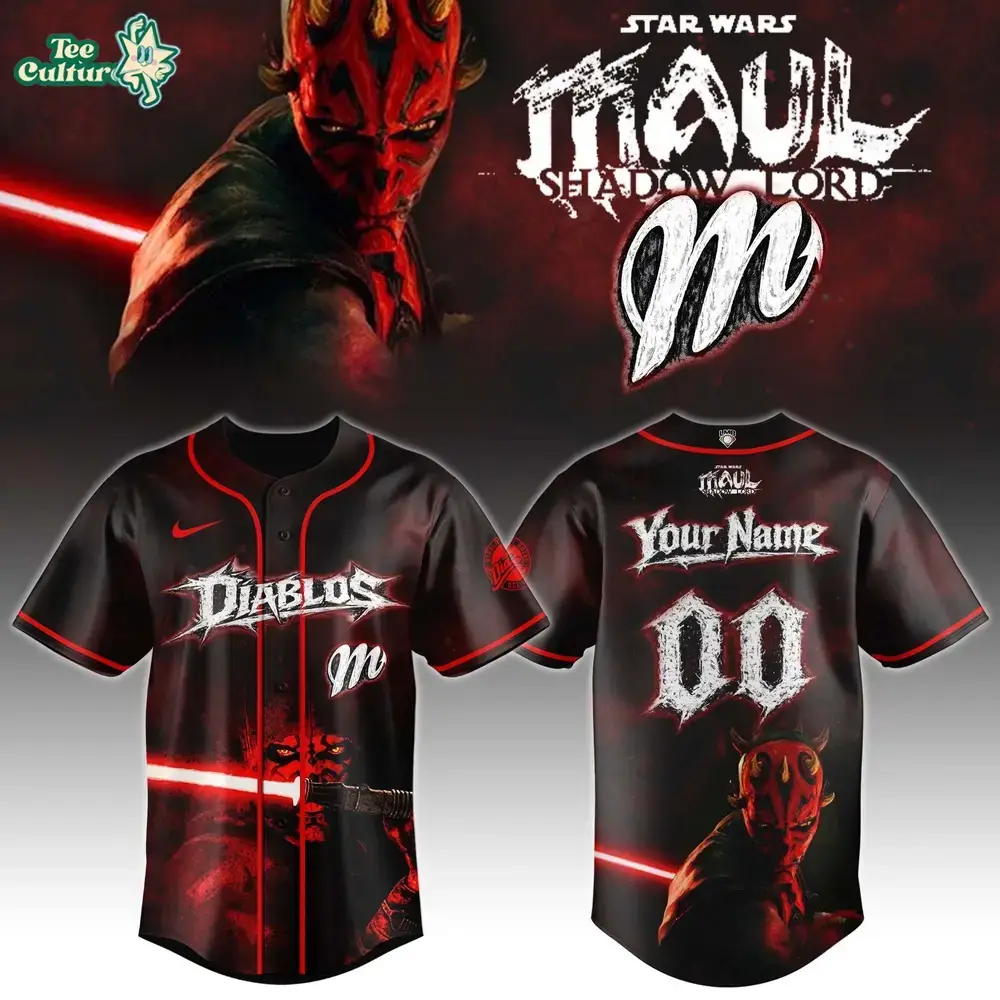 Diablos Maul Shadow Lord 2026 Limited Edition Baseball Jersey Image