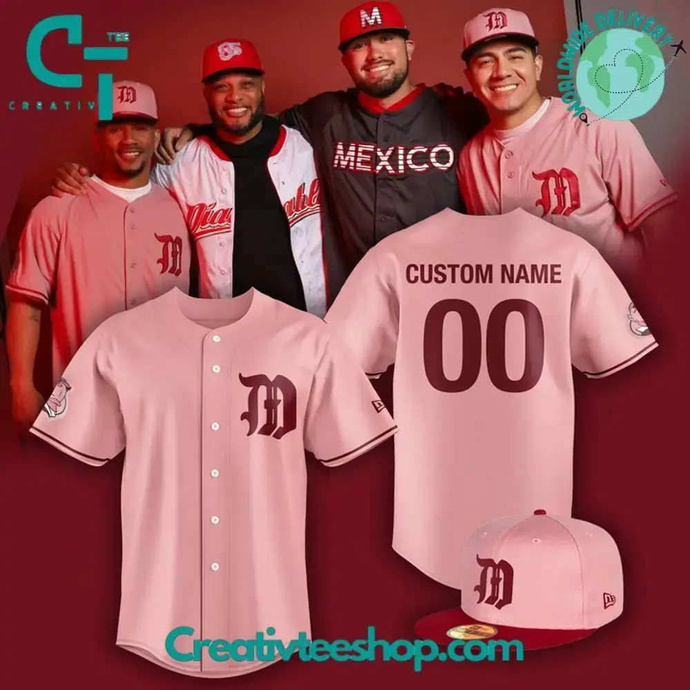 Diablos Rojos Del Mexico X Roji Lmb 2025 Special Baseball Jersey Image