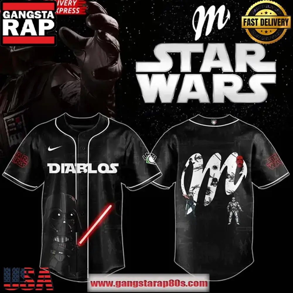 Diablos Rojos del M?xico x STAR WARS Night 2025 Baseball Jersey Shirt Image