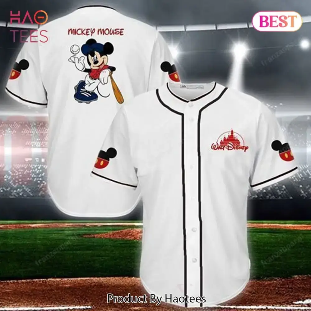 Disney Mickey Mouse Baseball Jersey - Officially Licensed Fan Apparel Image
