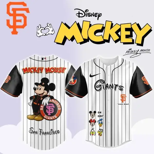 Disney Mickey Mouse San Francisco Giants Jersey - Limited Edition Fan Gear Image