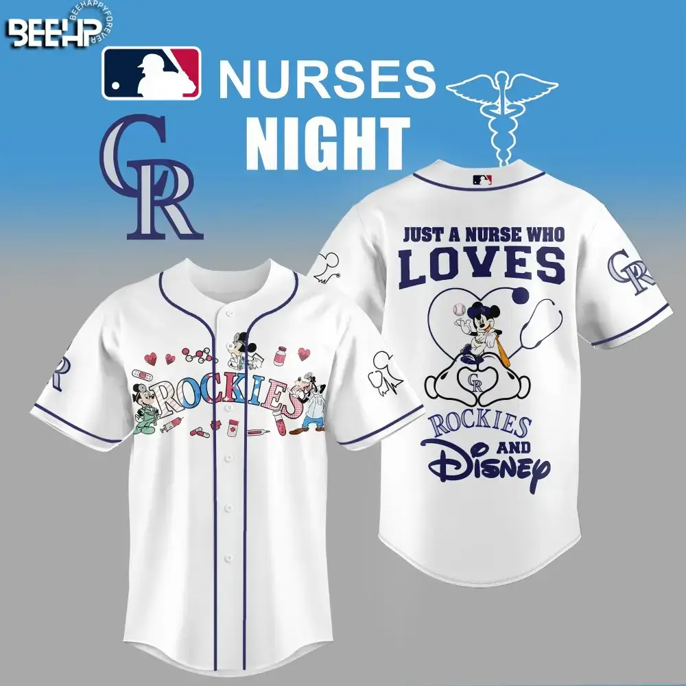 Disney Rockies Nurse Night Jersey - Perfect Gift For Healthcare Heroes & Fans! Image