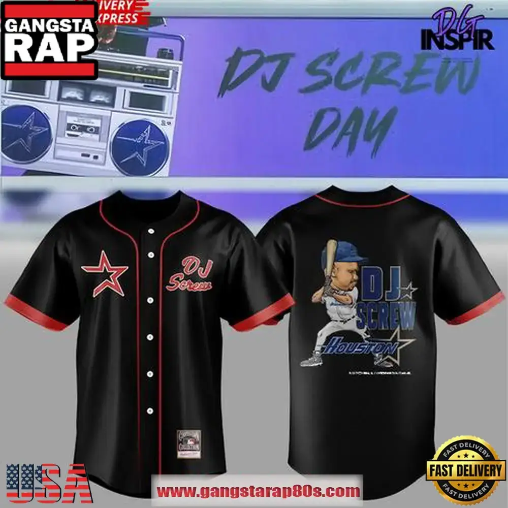 DJ Screw Day Houston Special Baseball Jersey Shirt Image