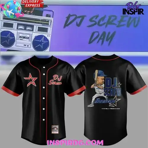 Dj Screw Day Houston Special Baseball Jersey Image