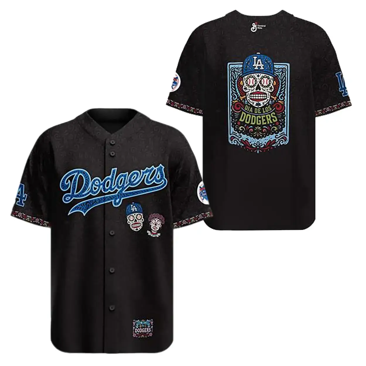 Dodgers Dia de Los Dodgers Night 2025 Baseball Jersey Giveaway Image
