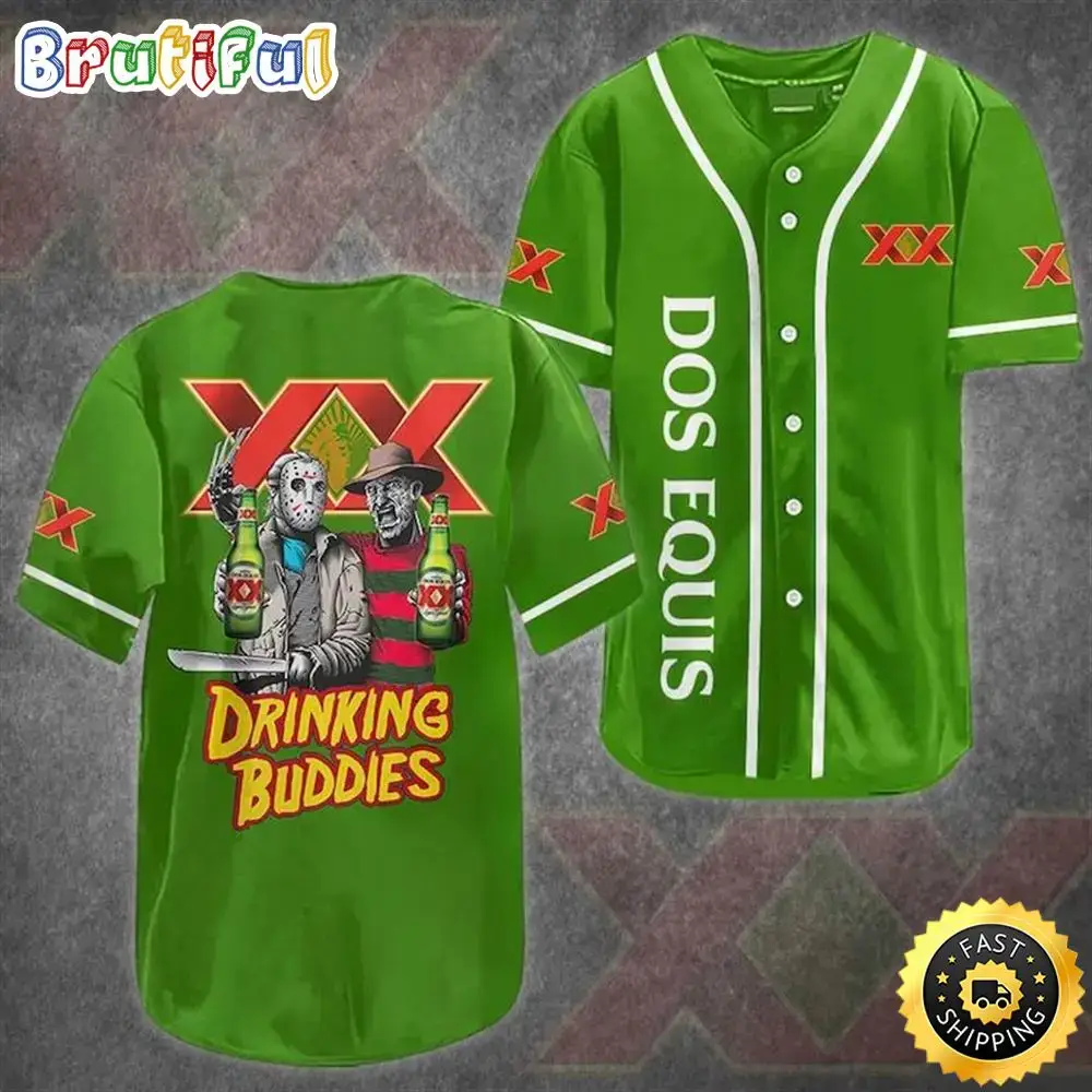 Dos Equis Beer Baseball Jersey Image