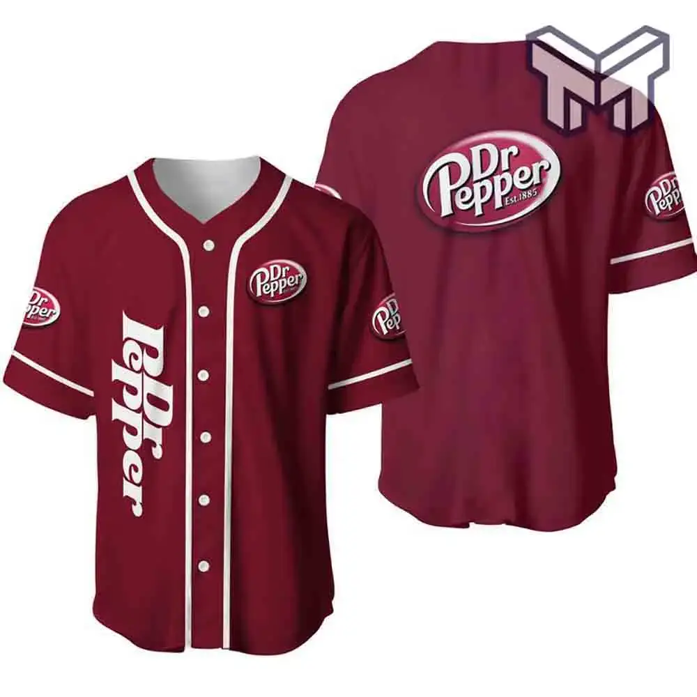 Dr Pepper Soda Baseball Jersey,Baseball Jersey Shirts,Beer Lover,Vodka Alcohol Alcoholic Shirt Image