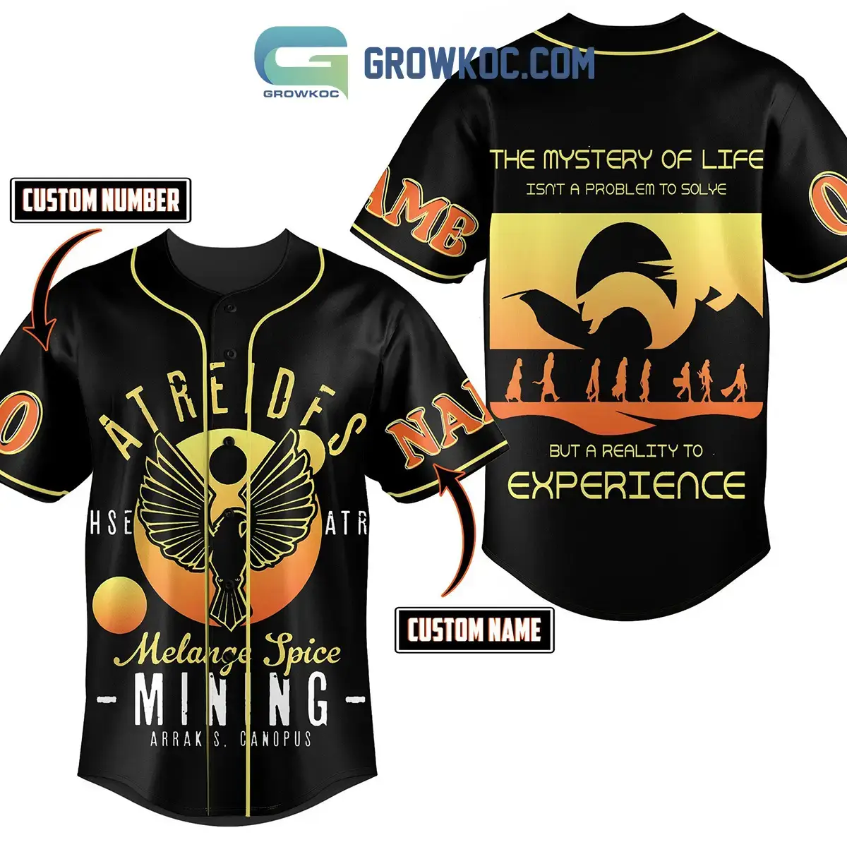 Dune House Of Atreides The Mystery Of Life Personalized Baseball Jersey Image