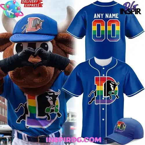 Durham Bulls Pride Night 2025 Performance Jersey Image