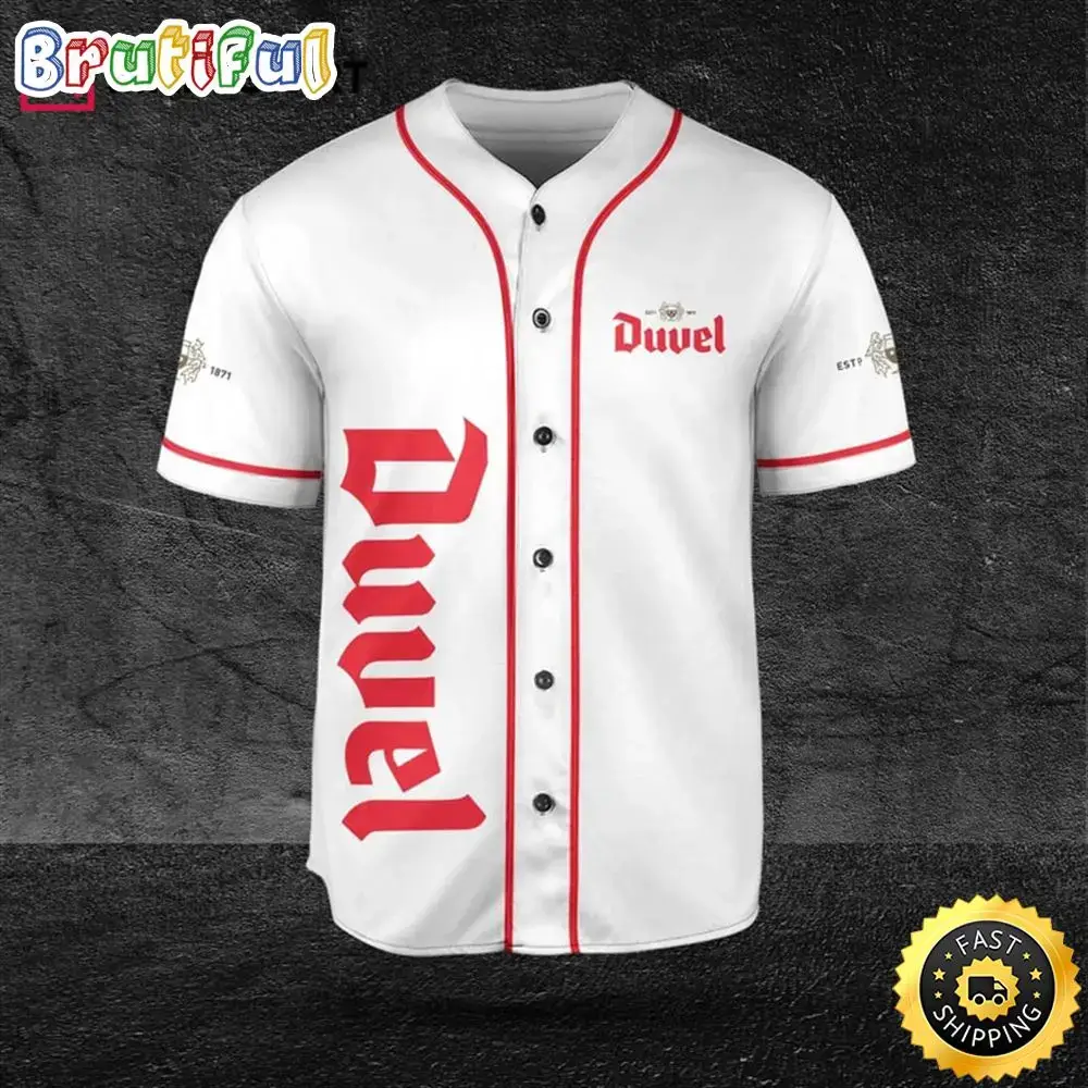 Duvel Beer Beer Lovers Baseball Jersey Image