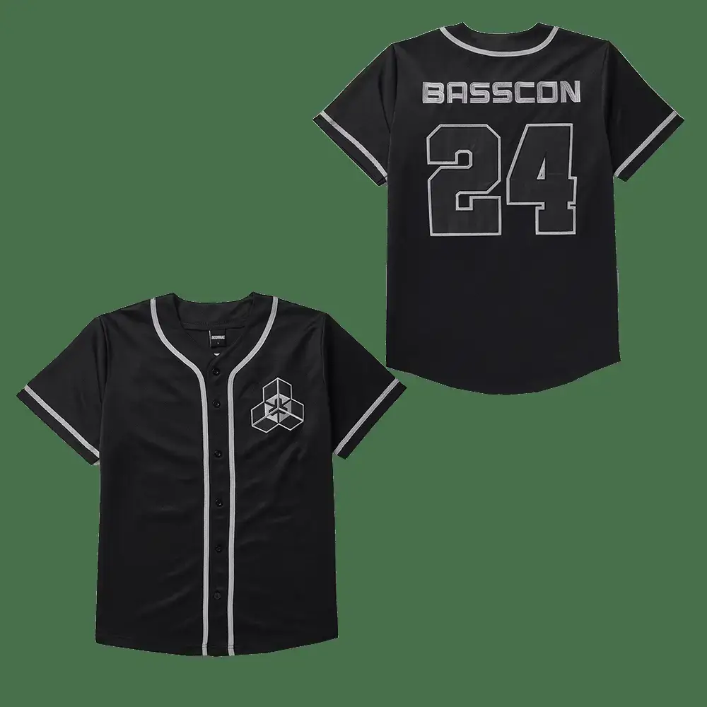 EDC Merch Basscon Baseball Jersey Music Lovers Gifts For Fans Image