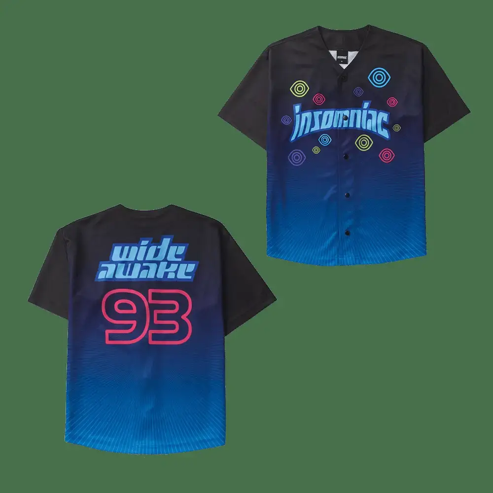 EDC Merch Wide Awake Baseball Jersey Gifts For Fans Image