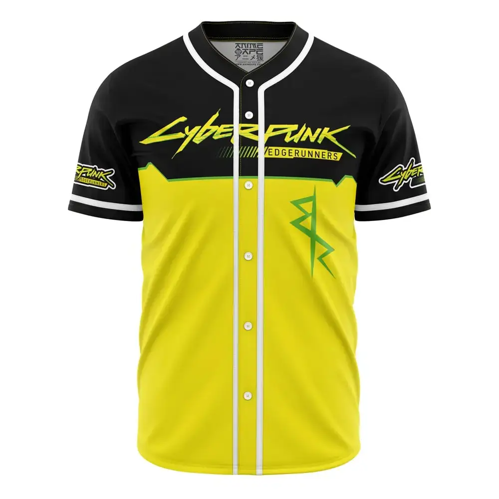 Edgerunners V2 Cyberpunk 2077 Baseball Jersey Image