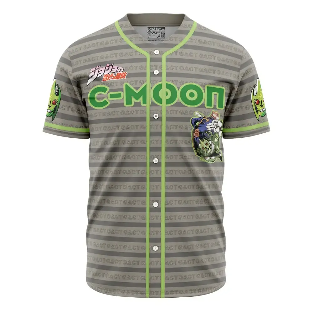 Enrico Pucci C-Moon Jojo’S Bizarre Adventure Baseball Jersey Image