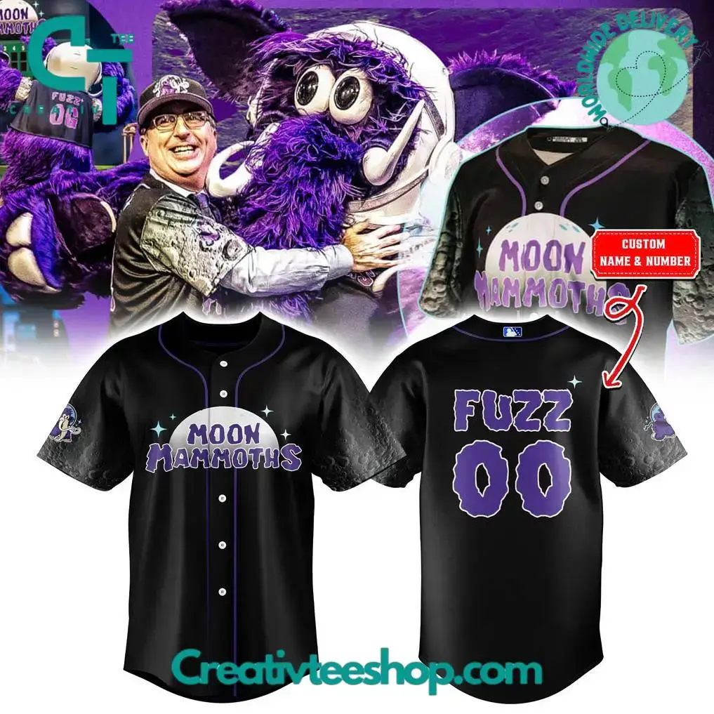 Erie Seawolves Br Moon Mammoths Special Edition Baseball Jersey Image