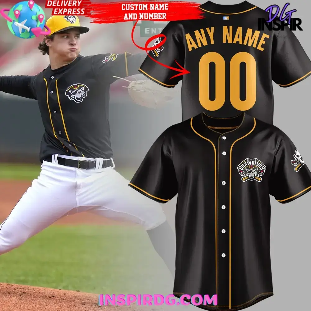 Erie Seawolves New 2024 Baseball Jersey Image