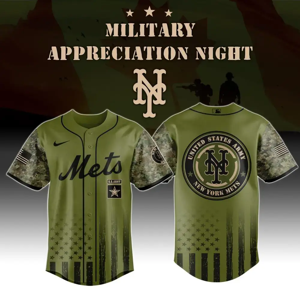 Exclusive Mets Military Appreciation Jersey - Honor Our Heroes With Style! Image