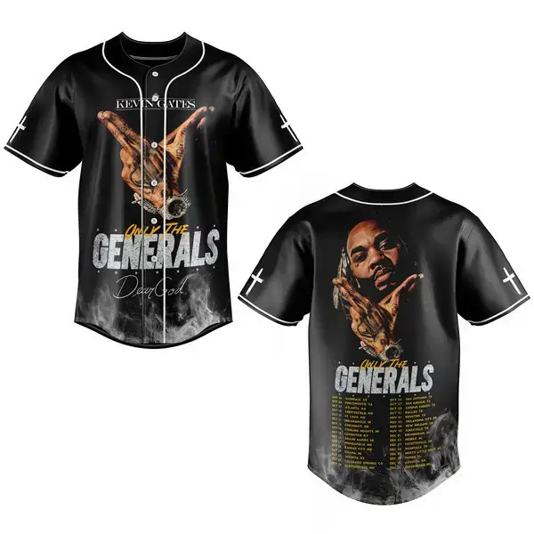 Exclusive Only The Generals Baseball Jersey – Stylish Graphic Tee For Fans Image
