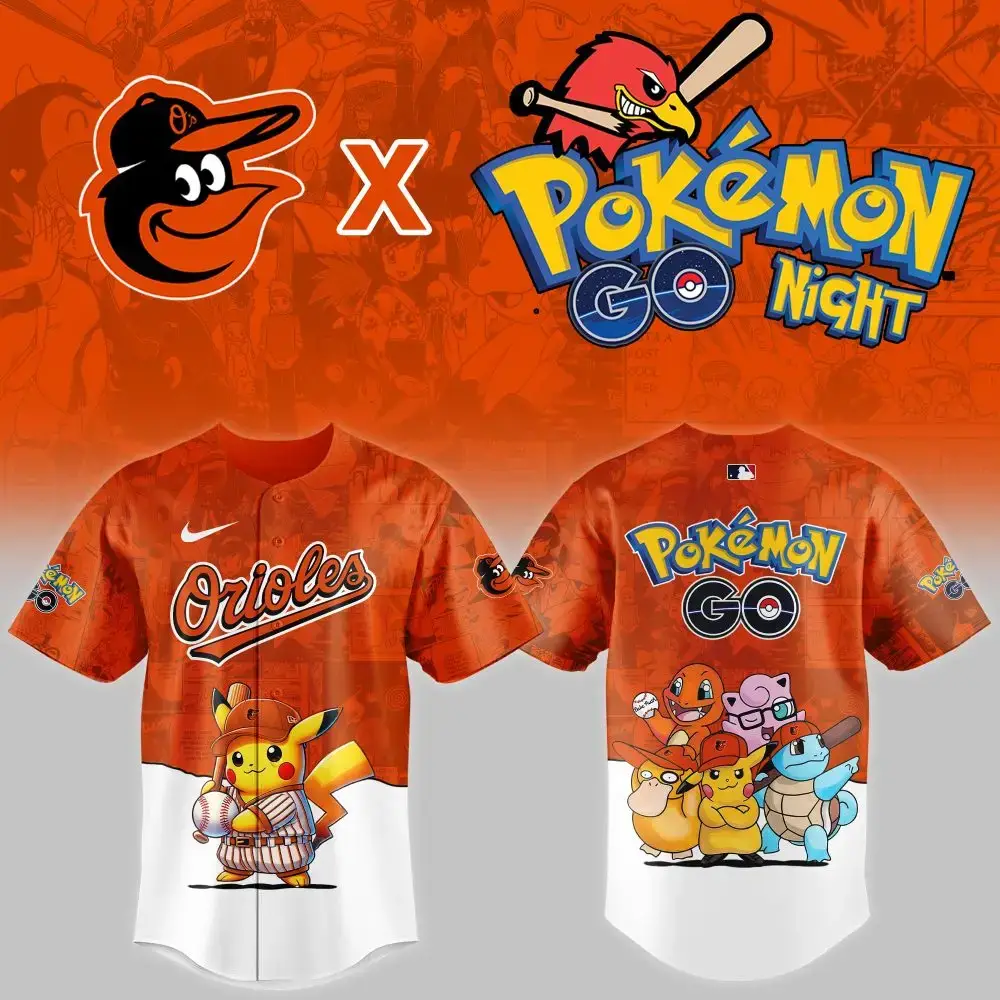 Exclusive Orioles X Pokémon Go Jersey – Limited Edition Fan Gear Image