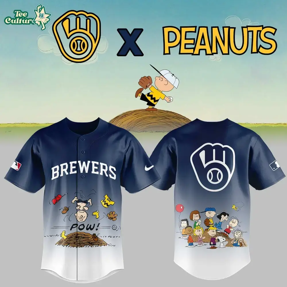 Exclusive Peanuts Cartoon Classic Baseball Jersey Image