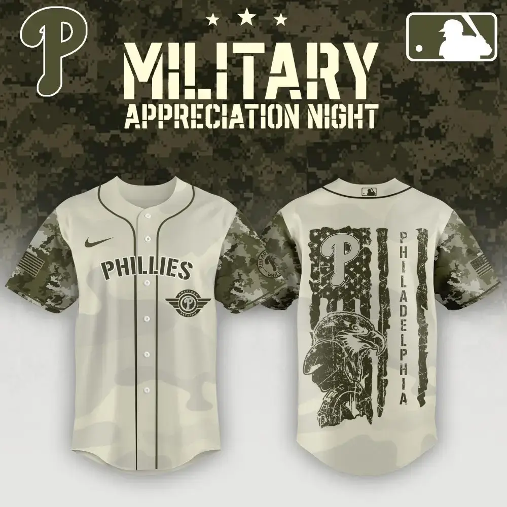 Exclusive Phillies Military Appreciation Jersey - Show Your Support In Style! Image