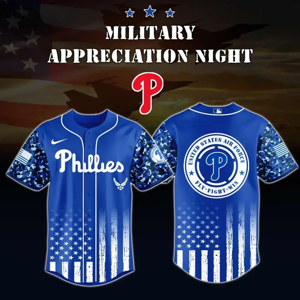 Exclusive Phillies Military Tribute Jersey - Support Our Heroes In Style! Image