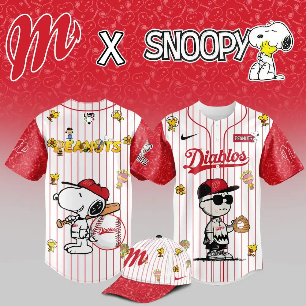 Exclusive Snoopy Baseball Jersey – Peanuts X Diablos Limited Edition Image