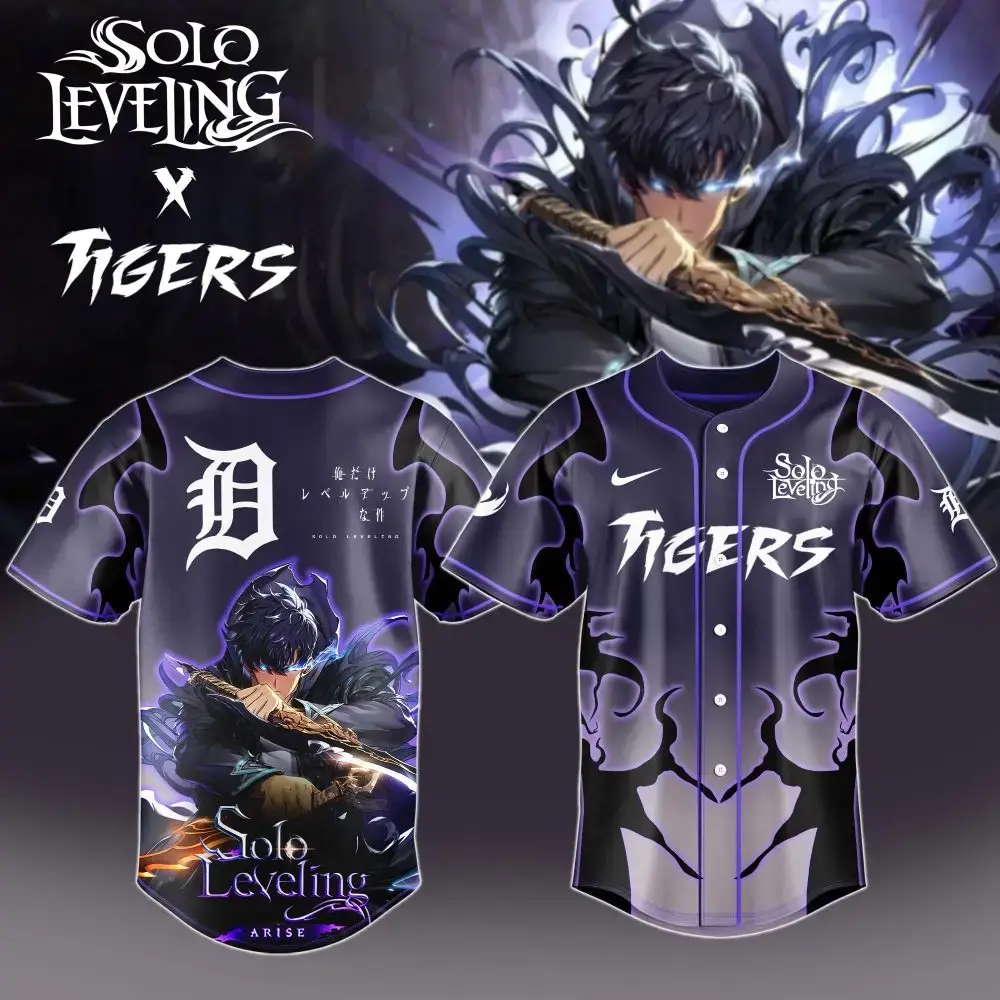 Exclusive Solo Leveling X Tigers Jersey – Limited Edition Anime Merchandise Image