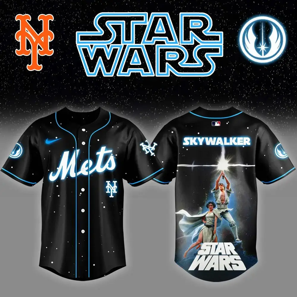 Exclusive Star Wars X Mets Jersey – Limited Edition Skywalker Design Image