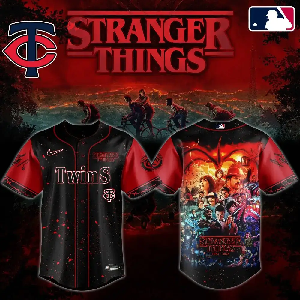 Exclusive Twins Stranger Things Baseball Jersey – Limited Edition Fan Gear Image