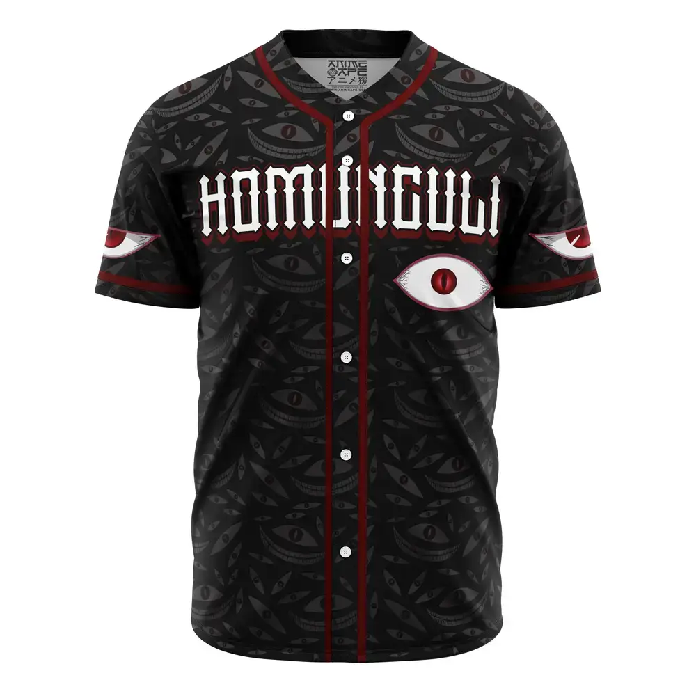 Eye-Catching Homunculi Baseball Jersey – Unique Anime Graphic Tee For Fans Image