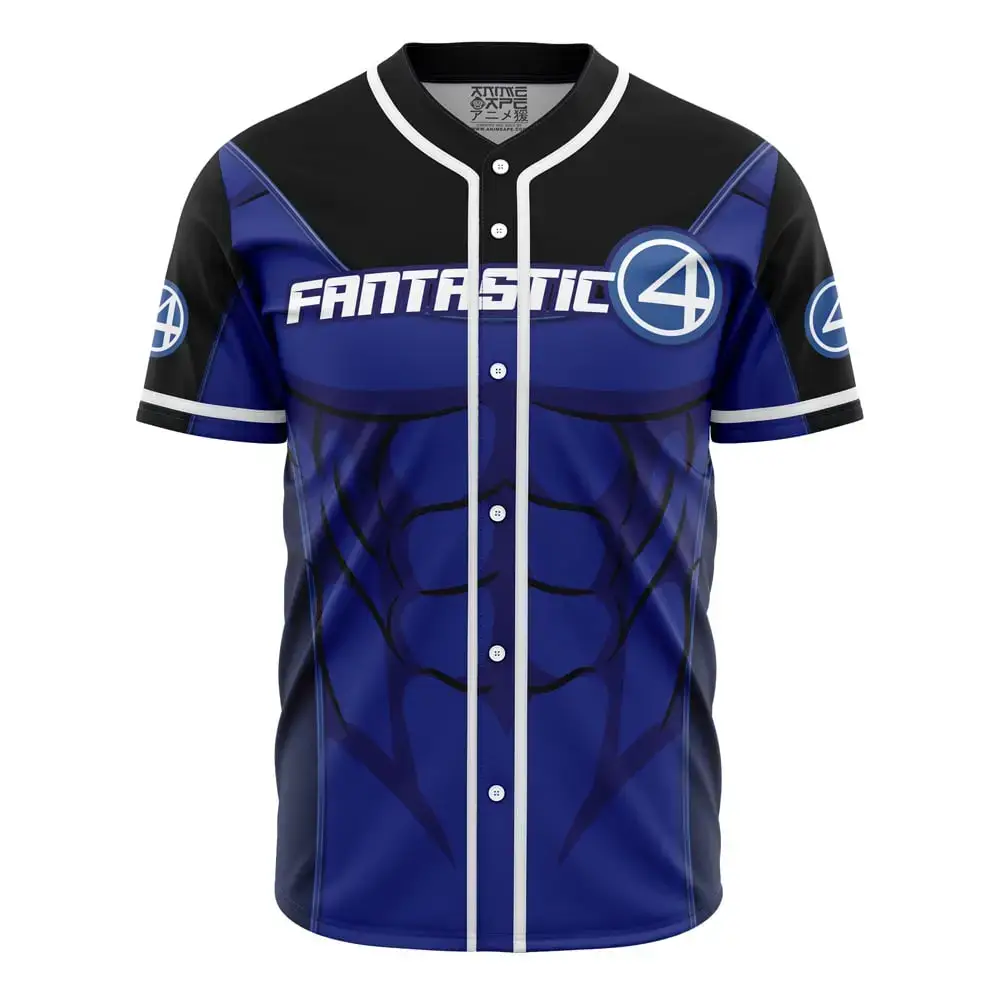 Fantastic Four Marvel Baseball Jersey Image