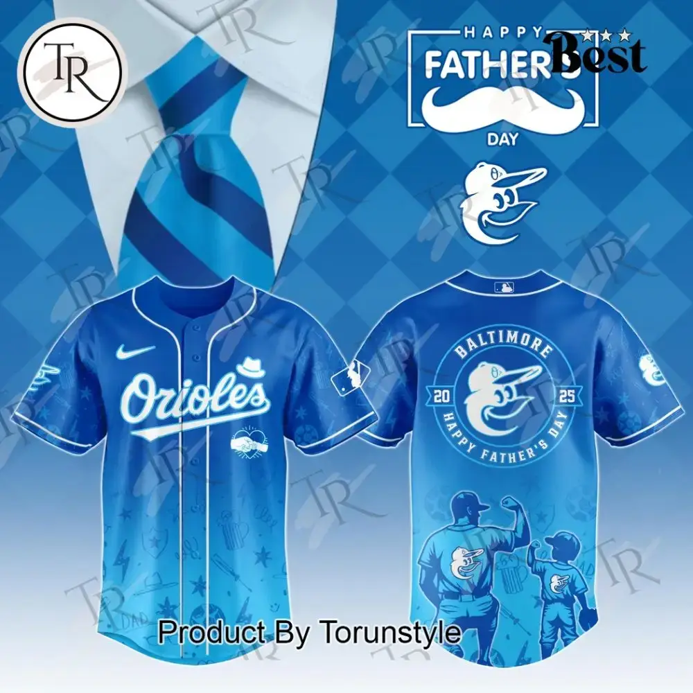 Father'S Day Orioles Jersey - Limited Edition 2025 Blue Baltimore Baseball Shirt Image