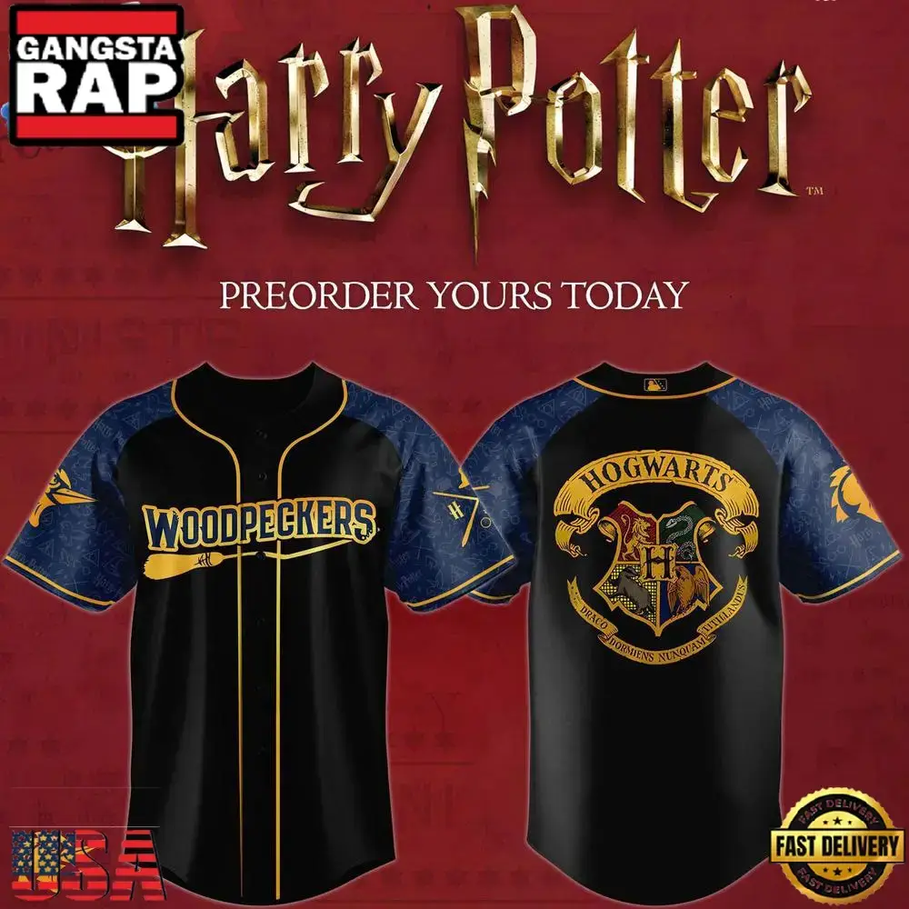Fayetteville Woodpeckers x Harry Potter Limited Premium Edition Baseball Jersey Image