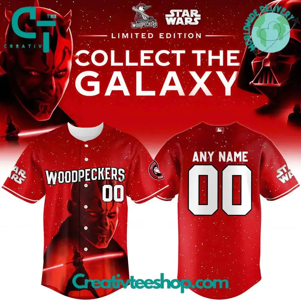 Fayetteville Woodpeckers X Star Wars Baseball Jersey 2025 Image