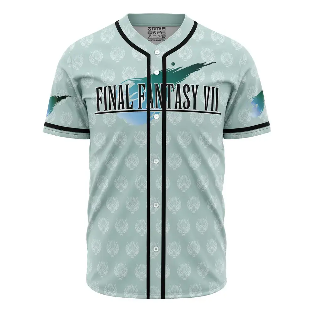 Final Fantasy Vii Baseball Jersey – Premium Gamer Apparel For Fans Image