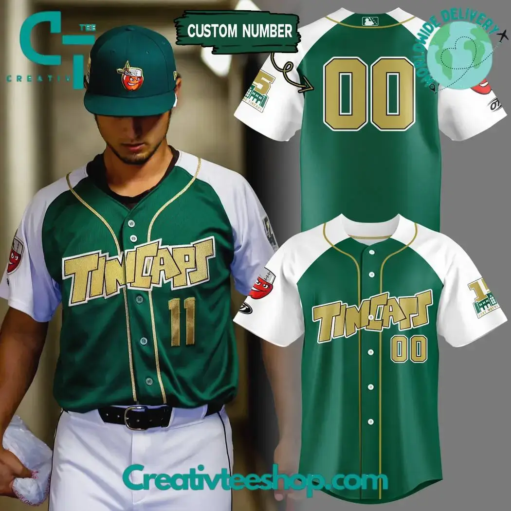 Fort Wayne Tincaps 2024 Baseball Jersey Image