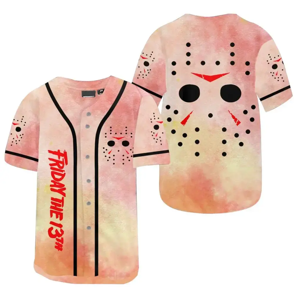 Friday The 13Th Horror Jersey Shirt - Unique Baseball Style For Fans Image