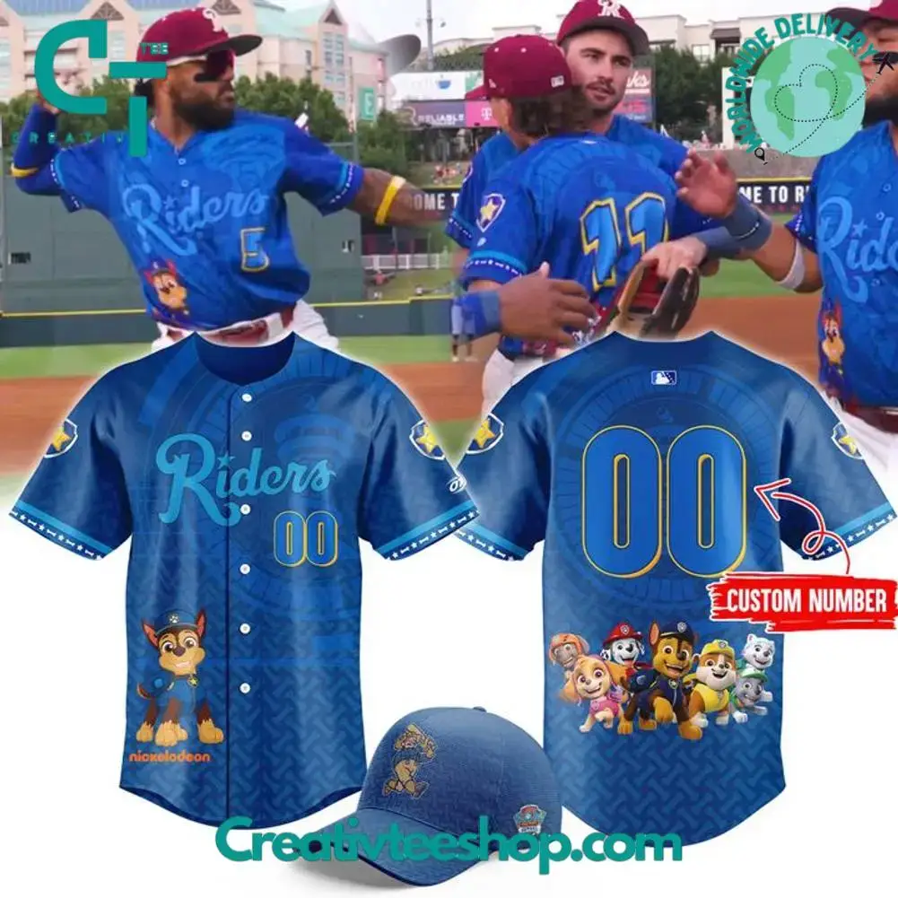 Frisco Roughriders X Paw Patrol Night 2025 Personalized Baseball Jersey Image