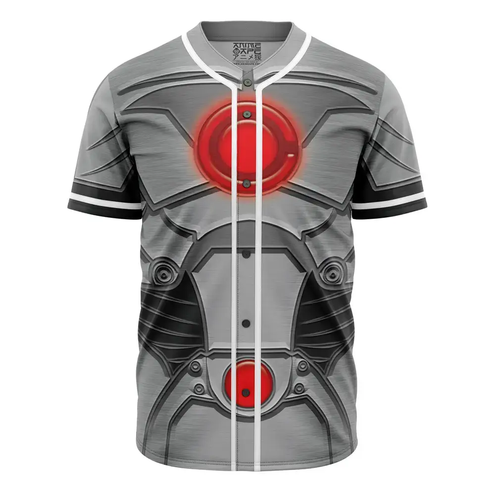 Futuristic Robot Baseball Jersey - Stylish 3D Graphic Shirt For Sci-Fi Fans Image