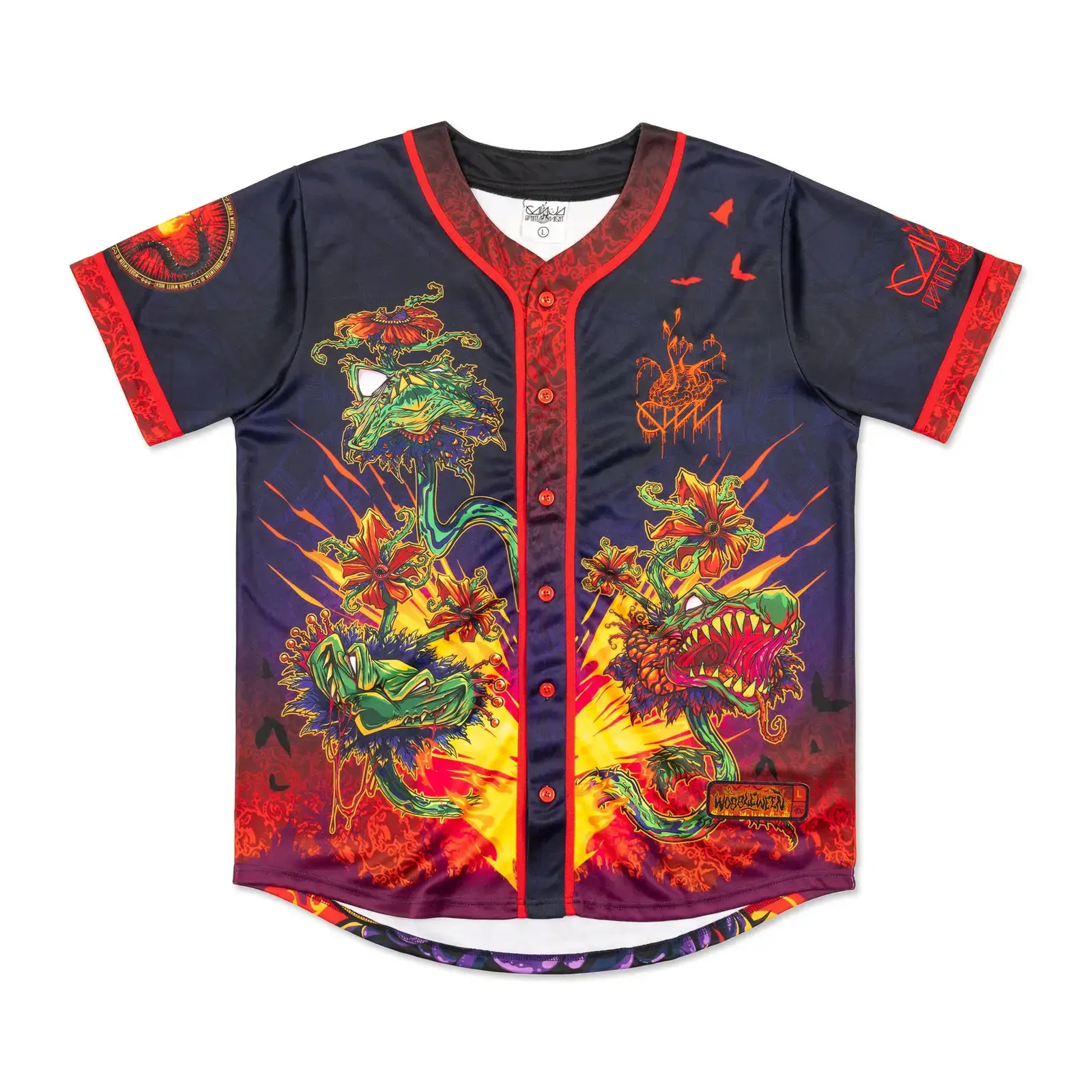 Ganja White Night Merch Baseball Jersey Wobbleween III Baseball Jersey Gift For Music Fan Image