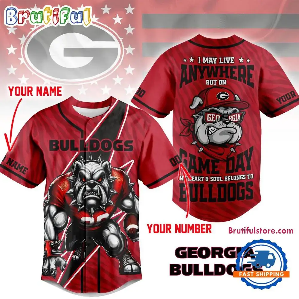 Georgia Bulldogs 2025 Ncaa Game Day Jersey Shirt Image