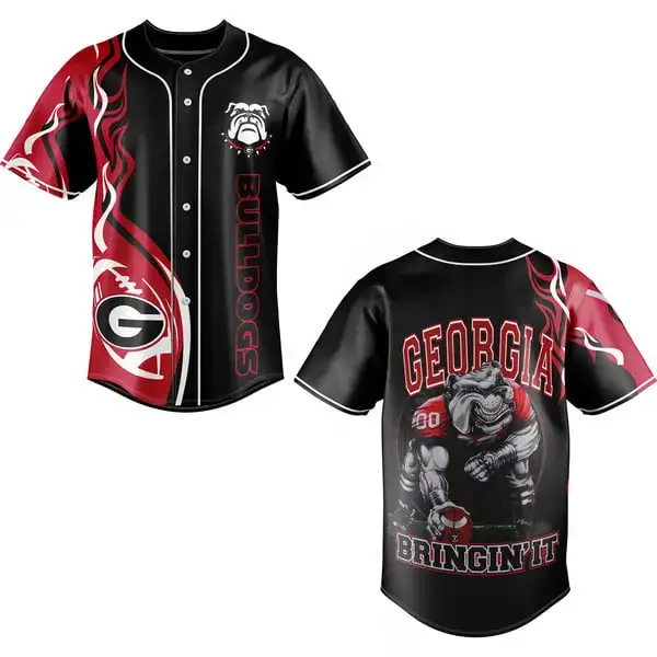Georgia Bulldogs Baseball Jersey - Bold Design For True Fans , Limited Edition Image