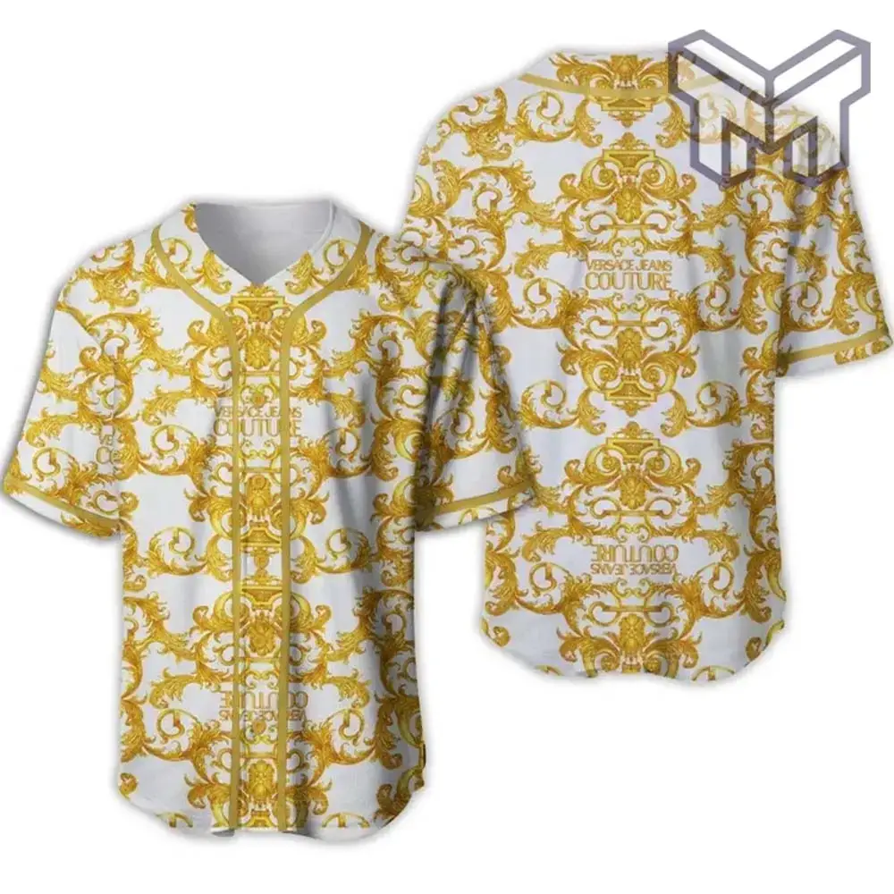Gianni Versace Couture Baseball Jersey Shirt Luxury Clothing Clothes Sport For Men Women Hot Image