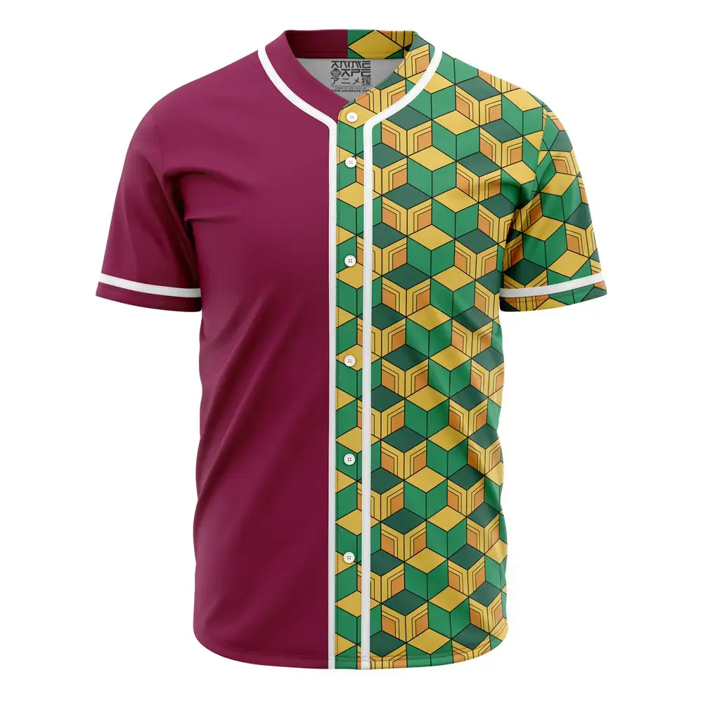 Giyu Tomioka Demon Slayer Baseball Jersey Image
