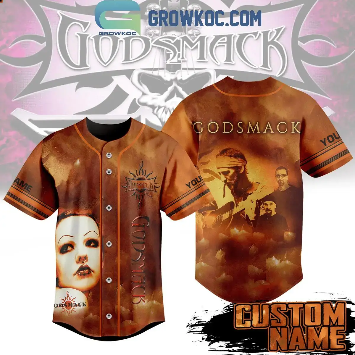Godsmack Under Your Scars Fan Personalized Baseball Jersey Image