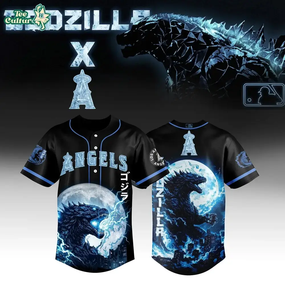 Godzilla Jersey, Angels Jersey, Kaiju Apparel Image