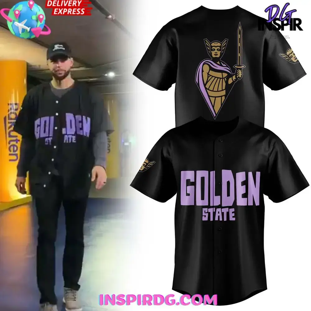 Golden State Valkyries Secondary Logo Special Edition Baseball Jersey Image